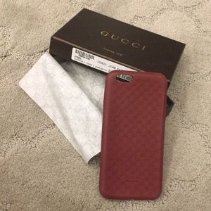 Gucci iPhone 6S phone case authentic with box